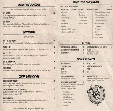 lil woodie|lil woodys menu.